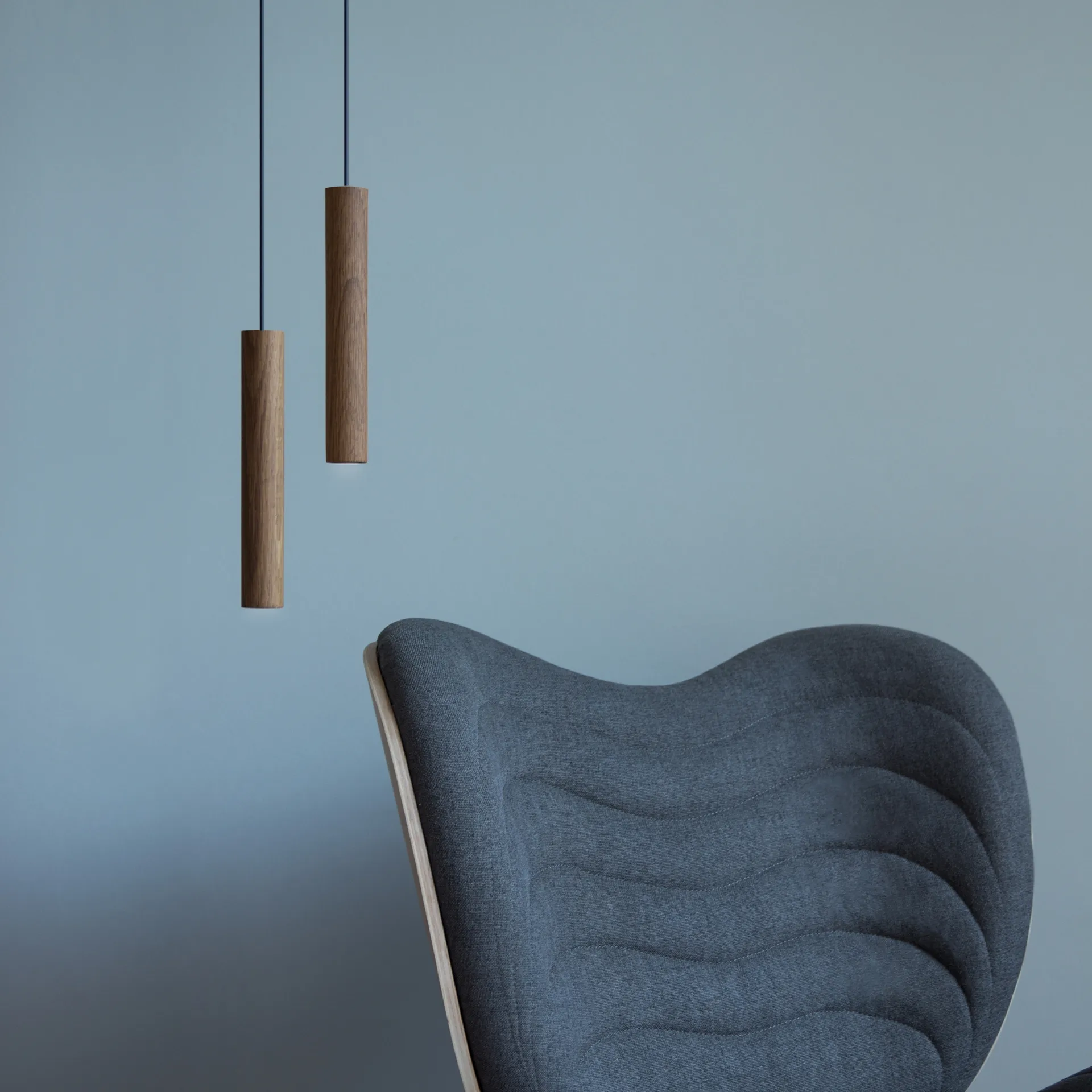 Umage Chimes lampe 22 cm, Dark oak Umage