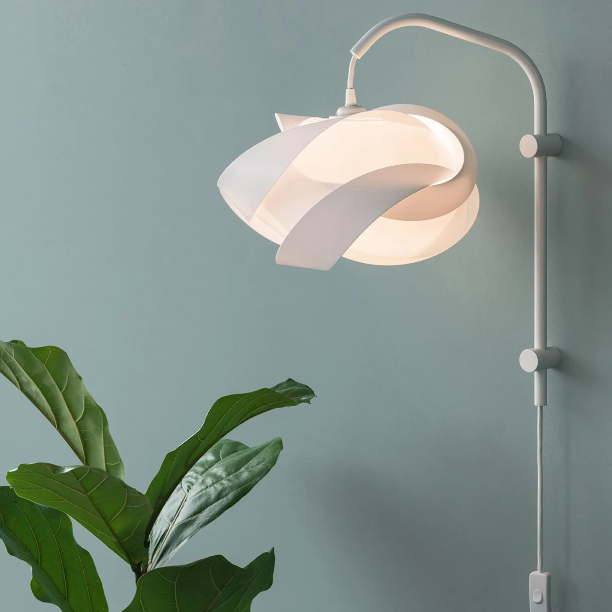 Willow veggklesknagg mini, Hvit Umage