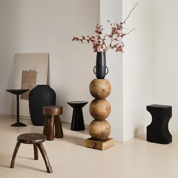 Curved sidebord - Svart - URBAN NATURE CULTURE