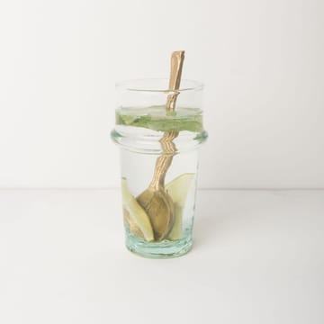 Drickglass resirkulert glass stort - Klar-grønn - URBAN NATURE CULTURE
