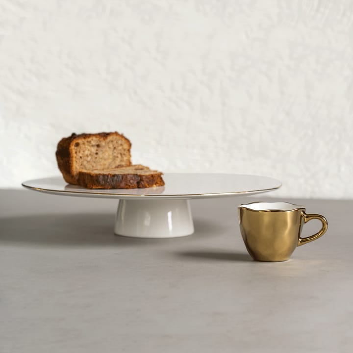 Good Morning kakefat Ø 29 cm, White-gold URBAN NATURE CULTURE