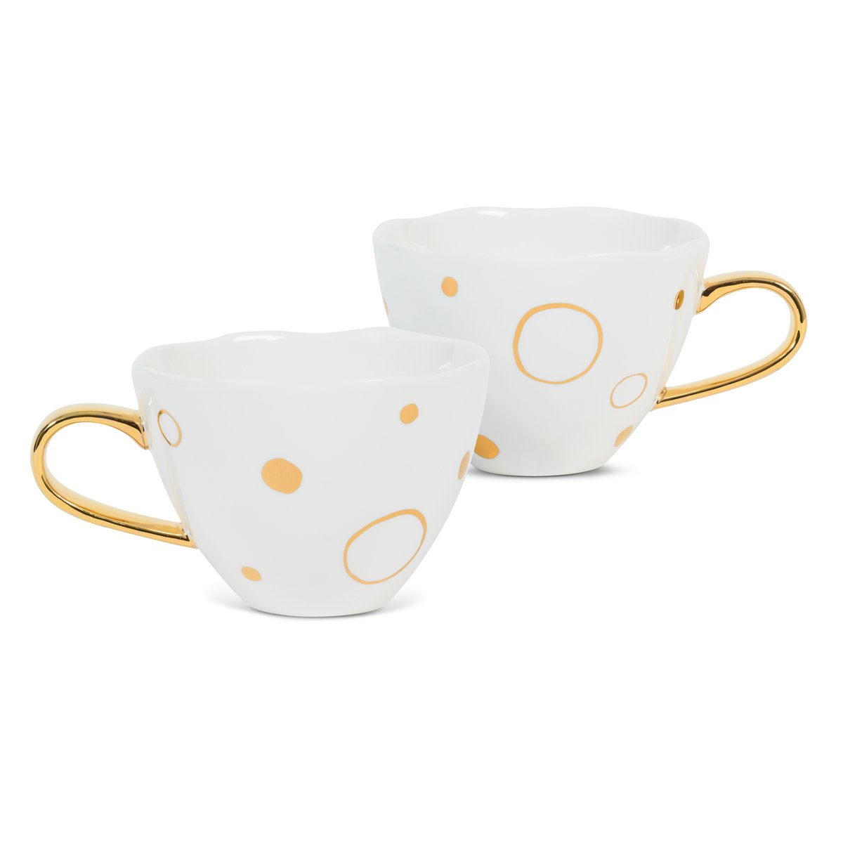 URBAN NATURE CULTURE Good Morning kopp gull Special Edition 2-stk. Circle Gold