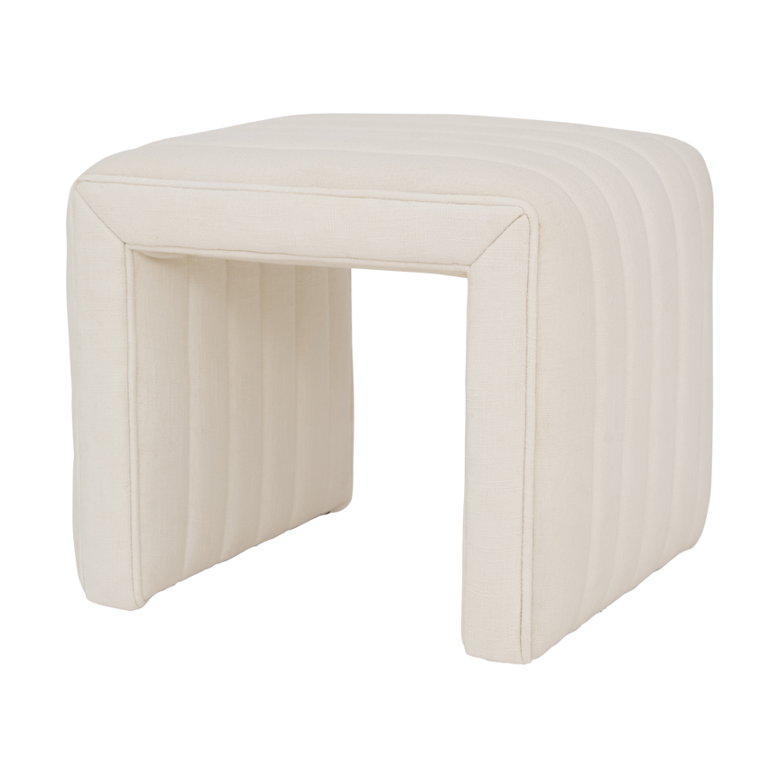 URBAN NATURE CULTURE Lyne sittepuff 46x35x38 cm Off white