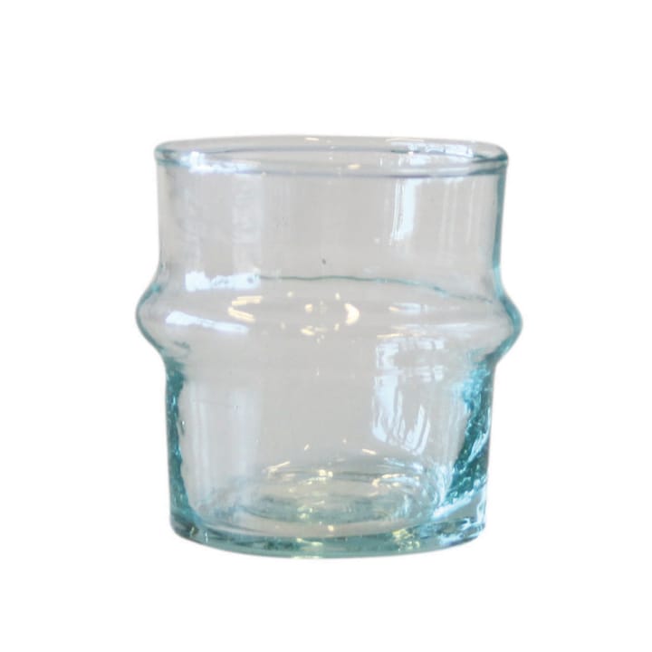 Lyslykt resirkulert glass Ø 6 cm - Klar-grønn - URBAN NATURE CULTURE