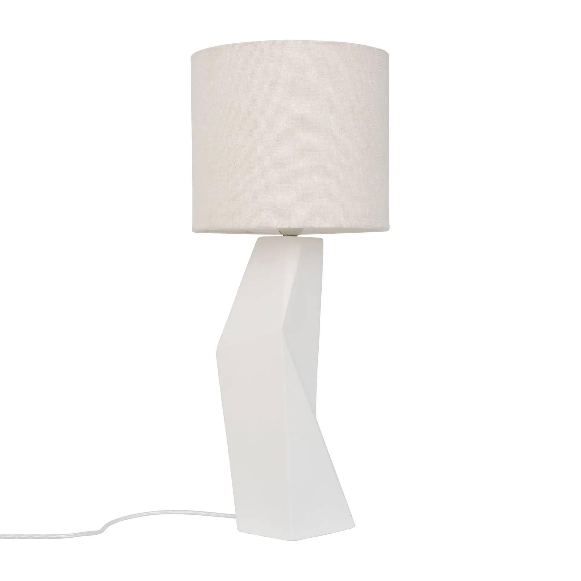 Miyuki bordlampe Ø 27 x 63 cm, White  URBAN NATURE CULTURE