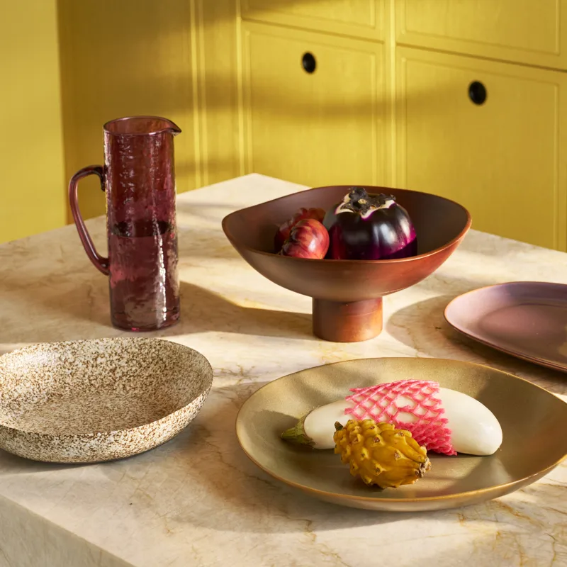 Nox skål Ø28 cm, Brun-hvit URBAN NATURE CULTURE