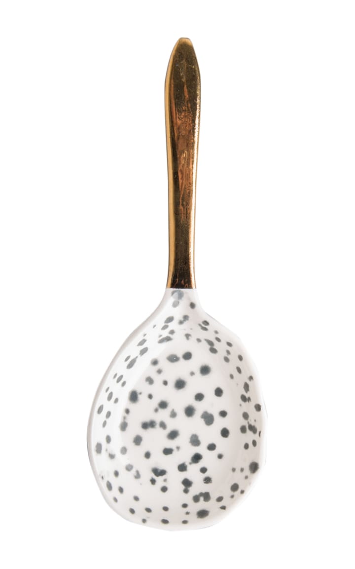 Spoon kuba serveringsfat 16 cm - Svart-hvit-gull - URBAN NATURE CULTURE