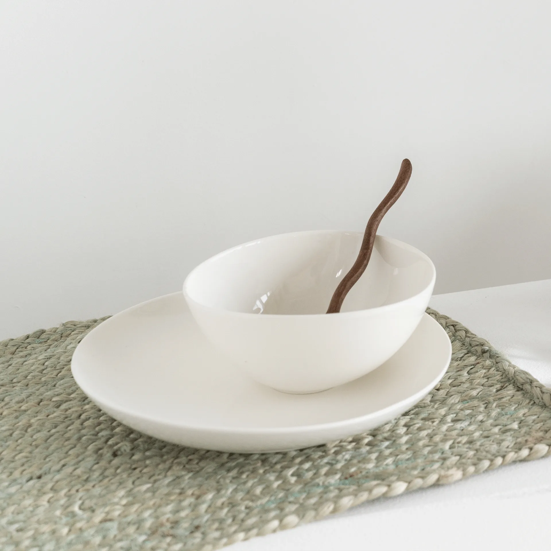 UNC spisebrikke jute 33 x 45 cm, Spray green URBAN NATURE CULTURE