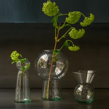 UNC vase resirkulert glass L 24,9 cm - Klar - URBAN NATURE CULTURE