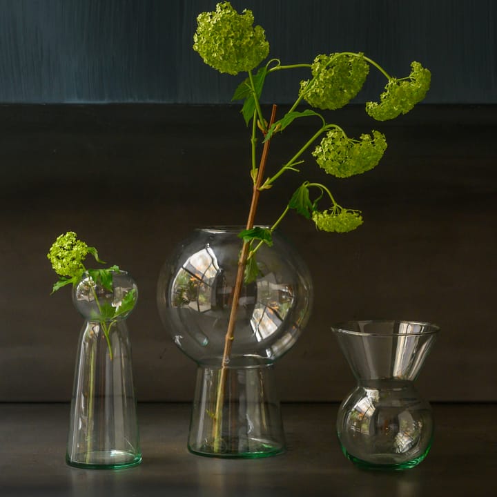 UNC vase resirkulert glass L 24,9 cm - Klar - URBAN NATURE CULTURE