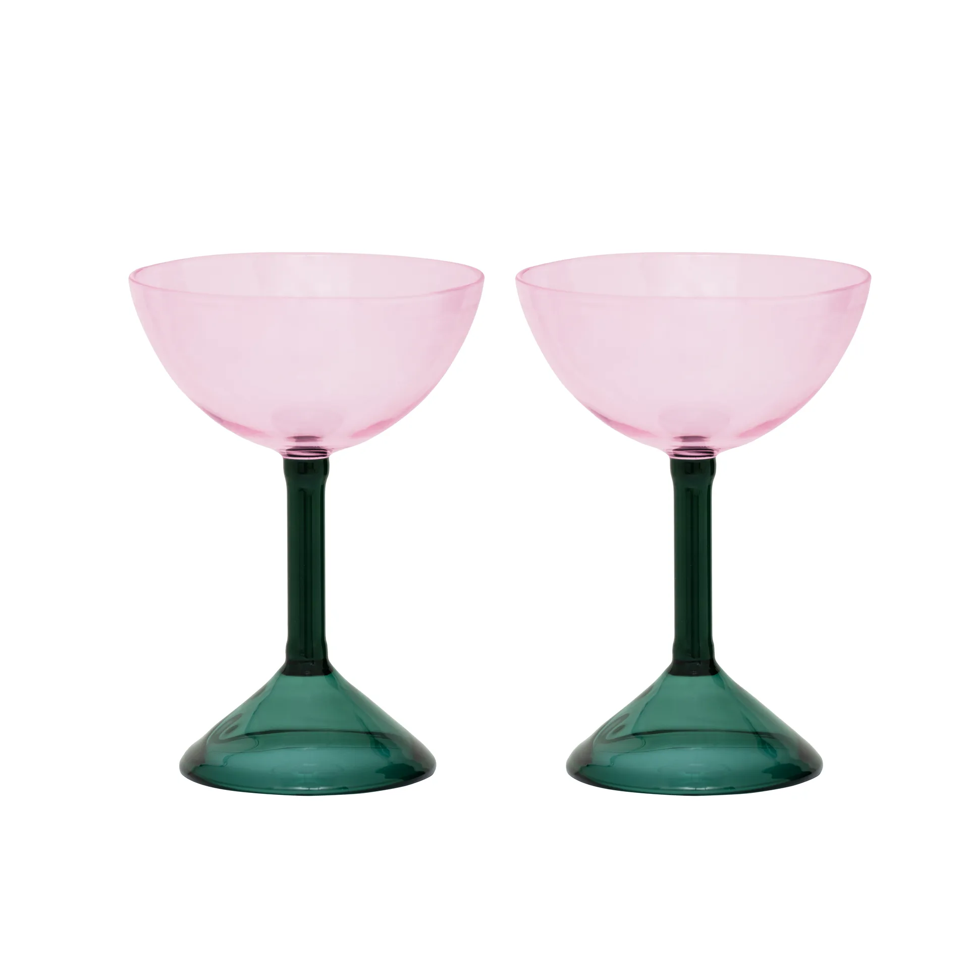 Urban Nature Culture gavesett coupeglass 2-pk, Pink URBAN NATURE CULTURE