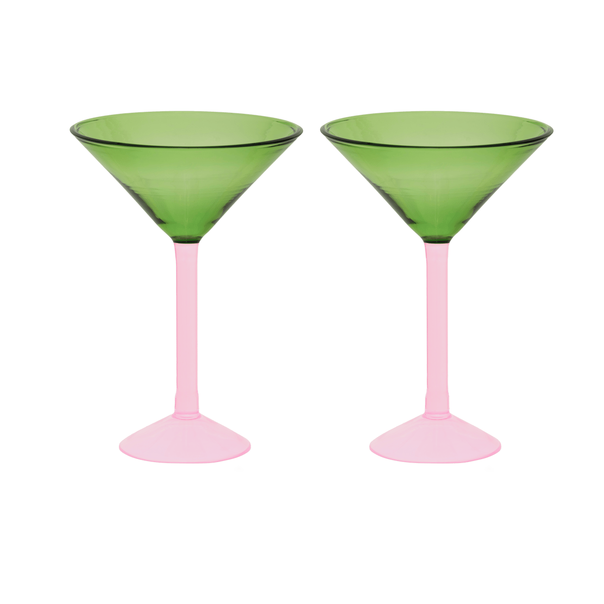 Urban Nature Culture gavesett martiniglass 2-pk Green