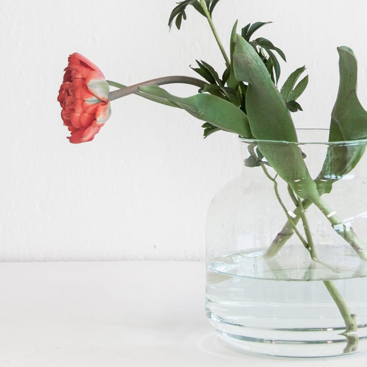 Vas resirkulert glass 23 cm, Klar URBAN NATURE CULTURE