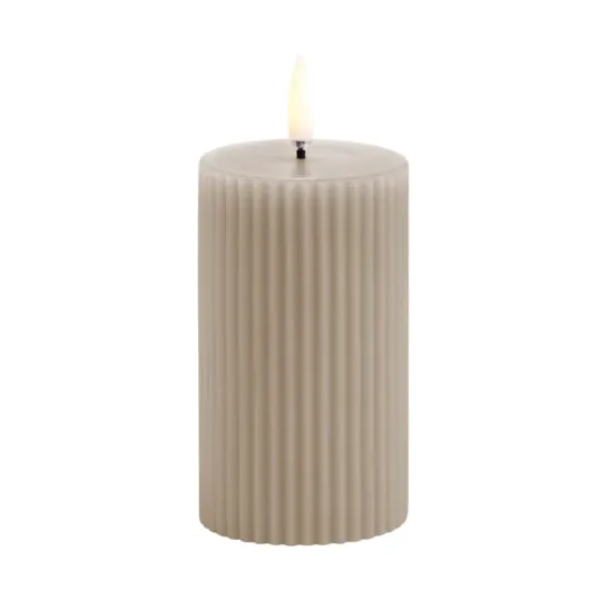 LED Blokklys Riflet Ø5,8x10 cm, Sandstone Uyuni Lighting