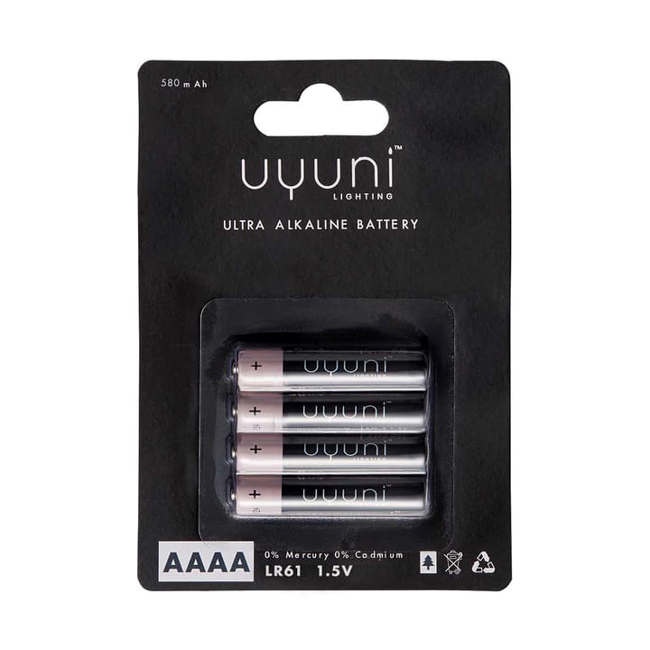 Uyuni Batteri 4-pakning - AAAA - Uyuni Lighting