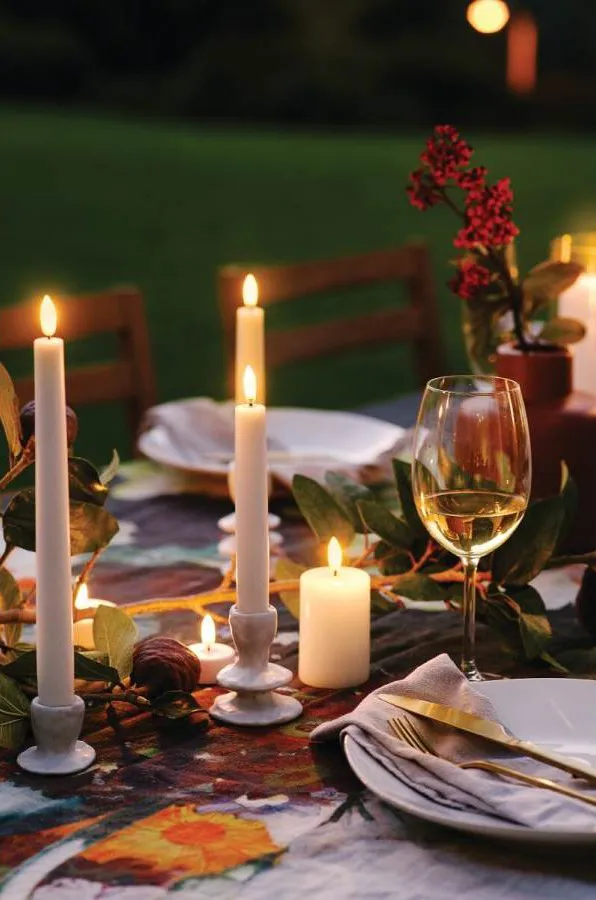 Uyuni LED Kronelys hvit 2-pakning, 37,8 cm Uyuni Lighting