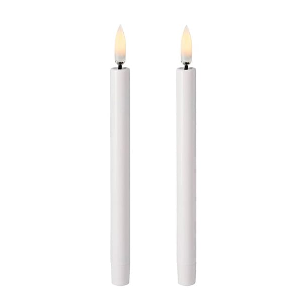 Uyuni LED Kronelys Mini hvit Ø 1,3 cm 2-pakning - 16,6 cm - Uyuni Lighting