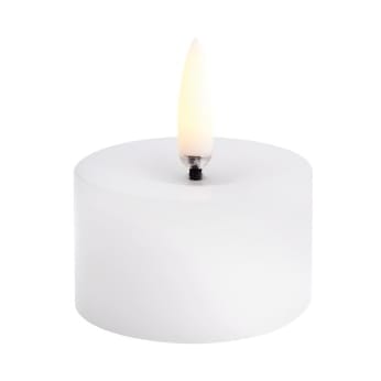 Uyuni LED Kubbelys melted - Vit, Ø 5 x 2,8 cm - Uyuni Lighting