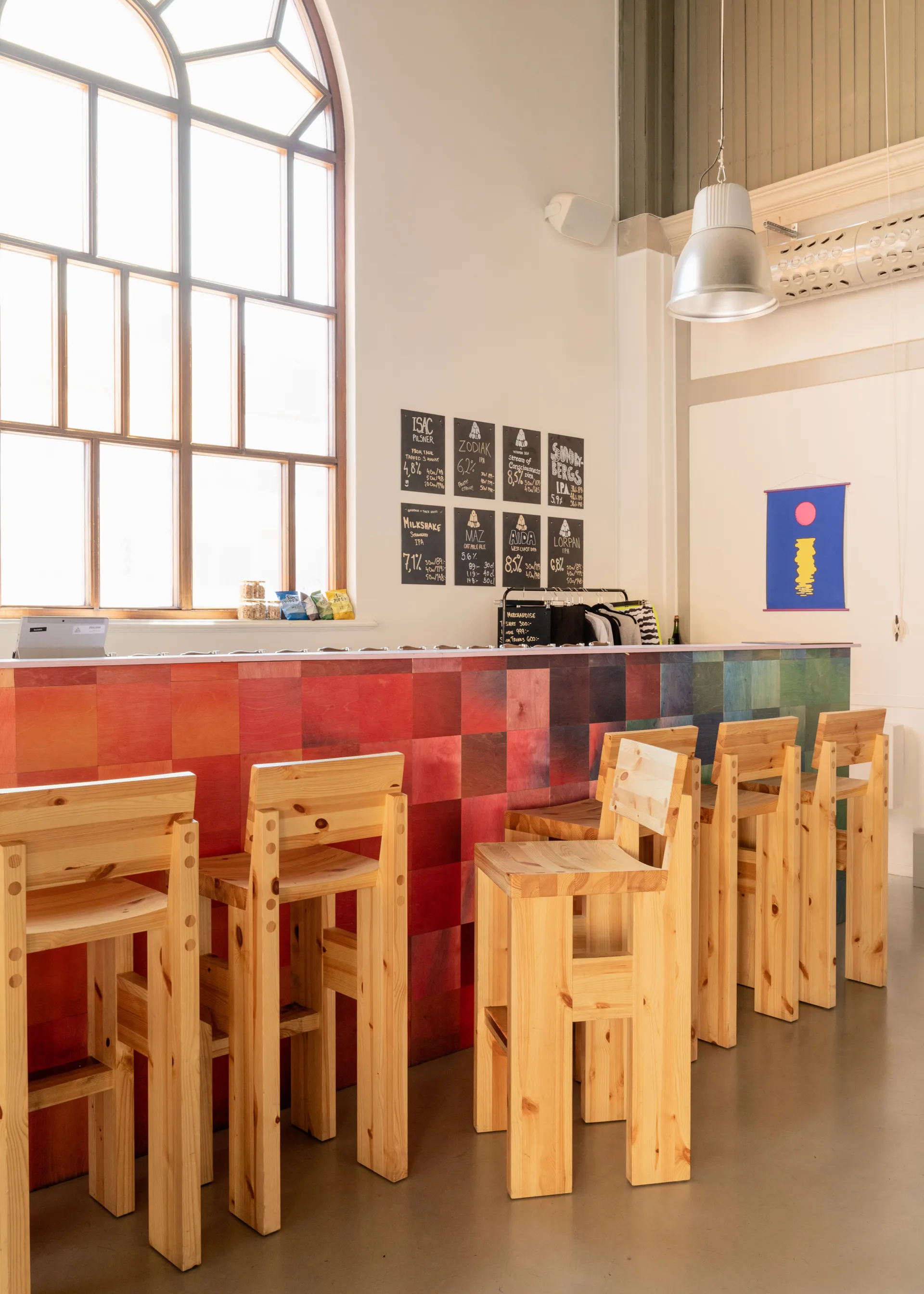 001 Bar Stool barkrakk, Matt oljevokset furu, 65 cm Vaarnii