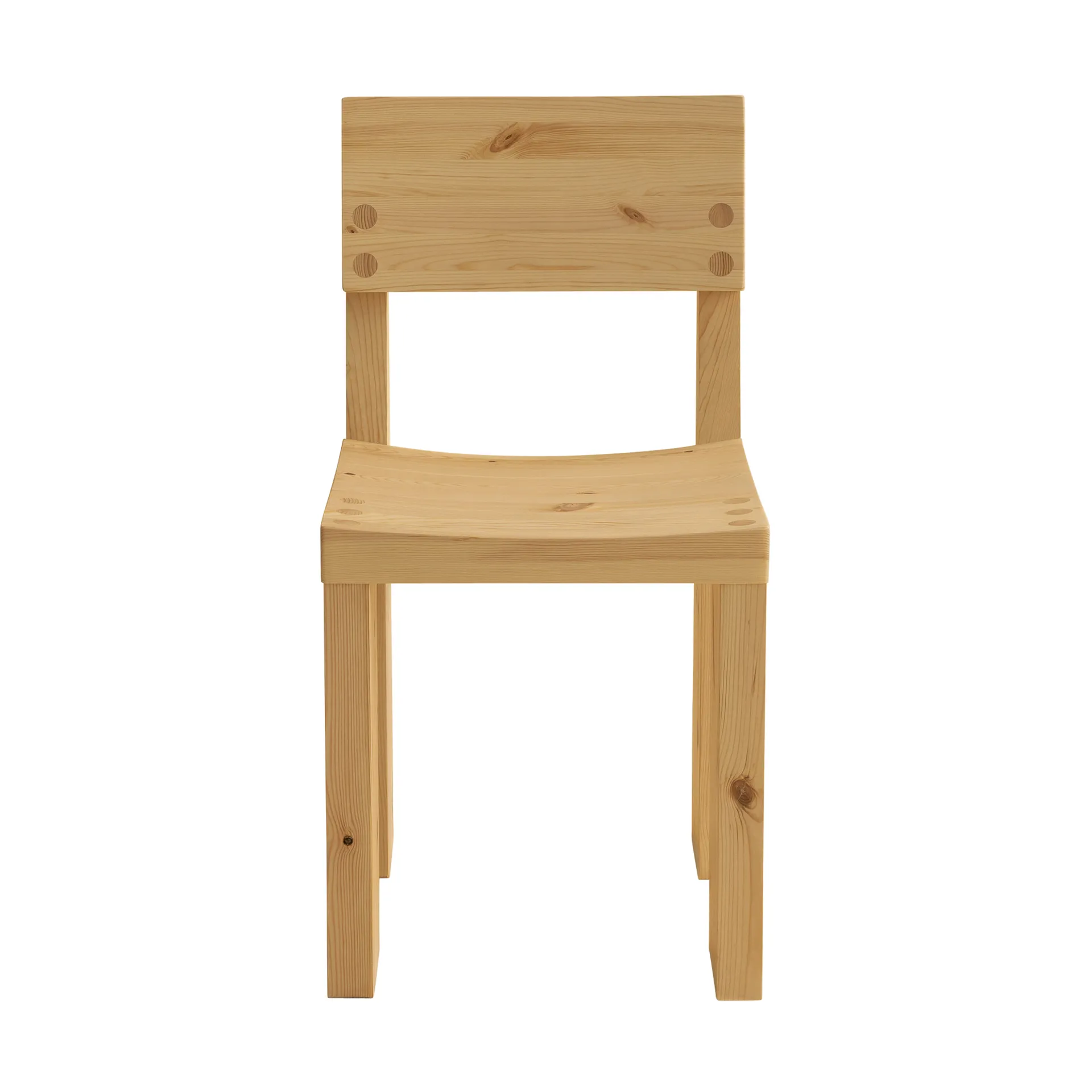 001 Dining Chair stol, Matt oljevokset furu Vaarnii
