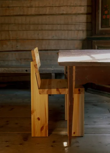 001 Dining Chair stol - Matt oljevokset furu - Vaarnii