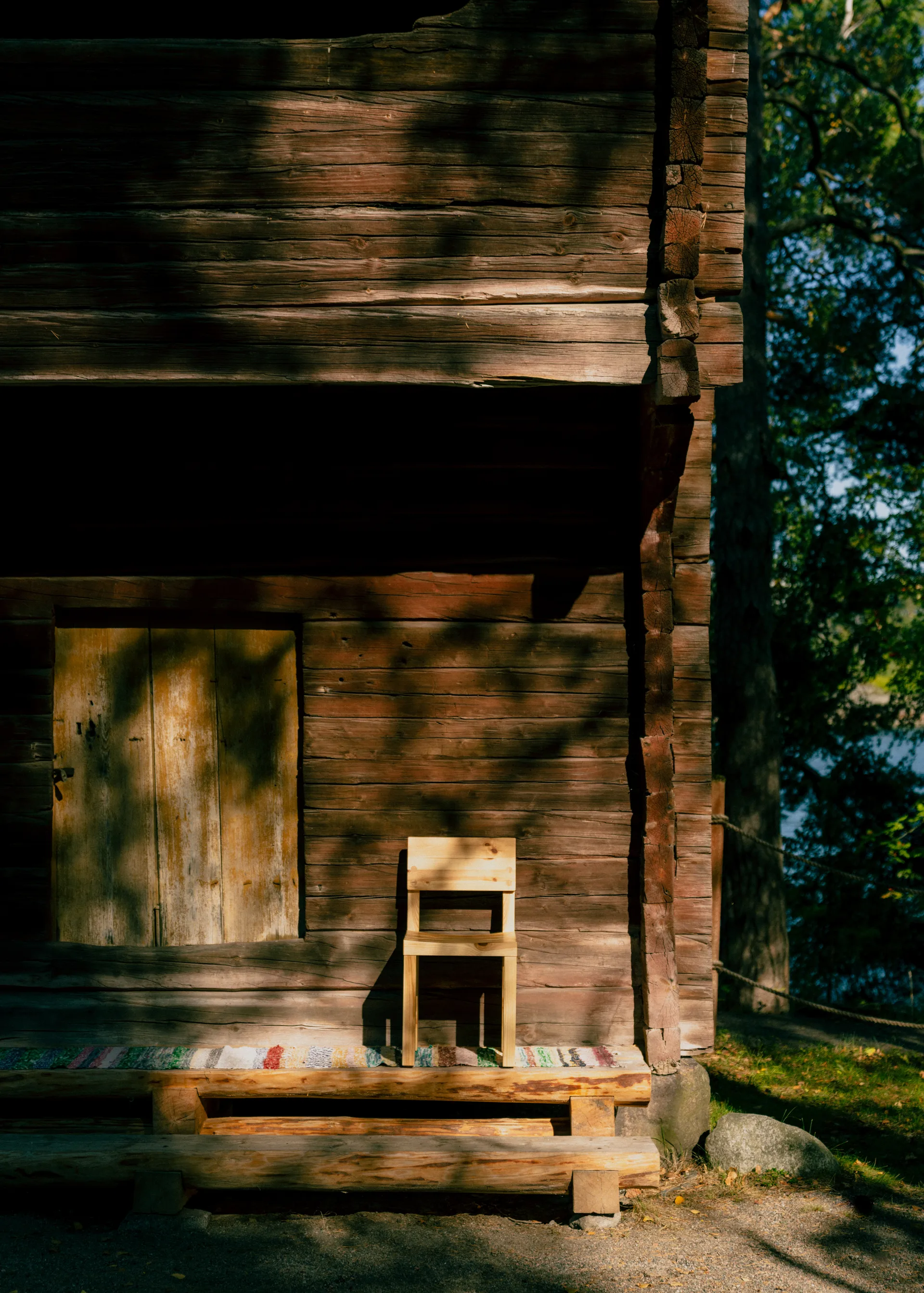 001 Dining Chair stol, Matt oljevokset furu Vaarnii