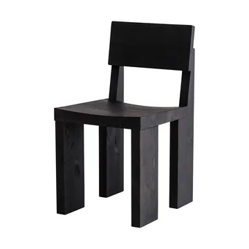 001 Dining Chair stol - Svartbeiset furu - Vaarnii