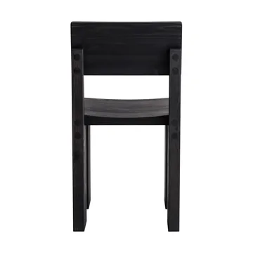 001 Dining Chair stol - Svartbeiset furu - Vaarnii