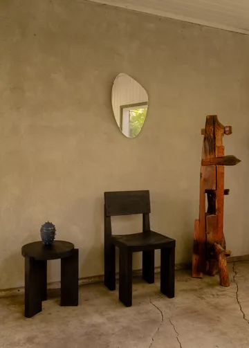 001 Dining Chair stol - Svartbeiset furu - Vaarnii