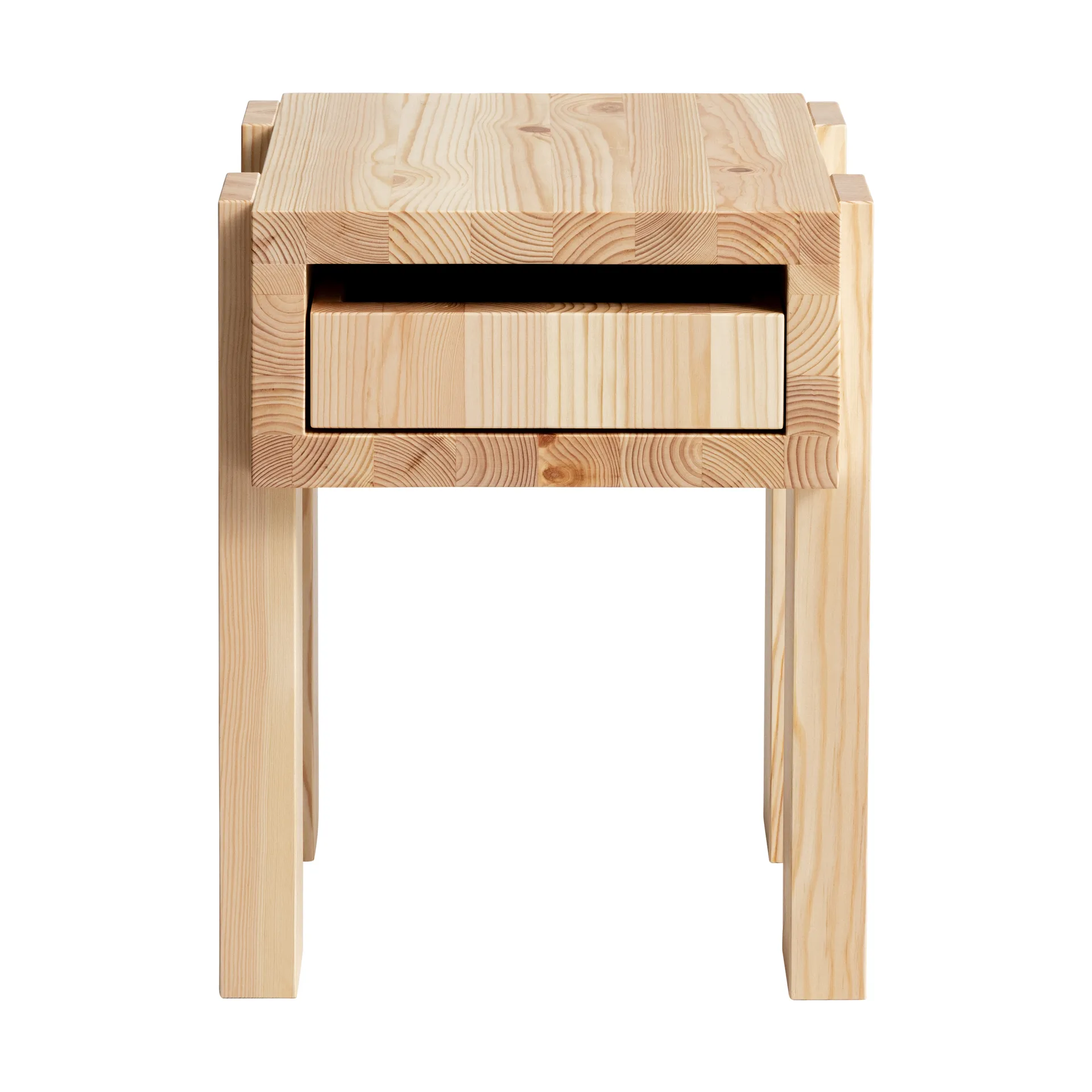 Vaarnii 003 Stilts Side Table sidebord Matt oljevokset furu 40x36x45 cm
