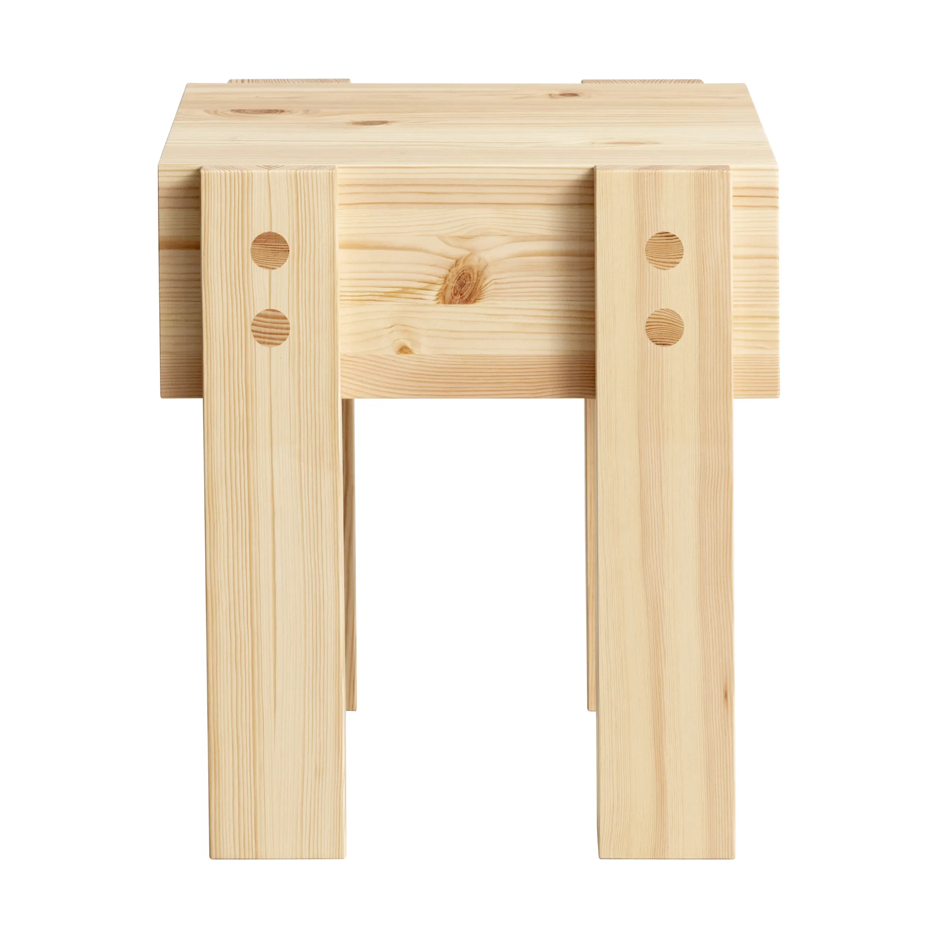 003 Stilts Side Table sidebord, Matt oljevokset furu 40x36x45 cm Vaarnii