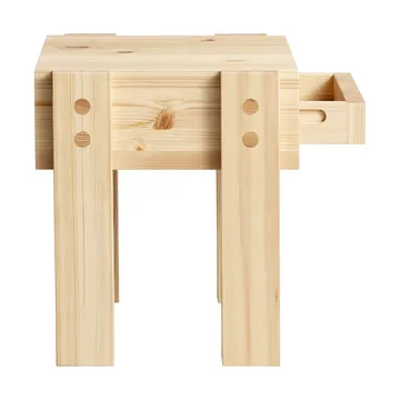 003 Stilts Side Table sidebord - Matt oljevokset furu 40x36x45 cm - Vaarnii