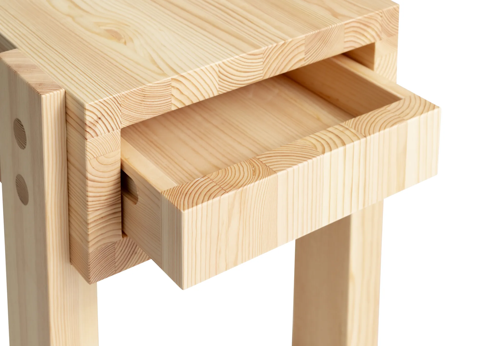 003 Stilts Side Table sidebord, Matt oljevokset furu 40x36x45 cm Vaarnii