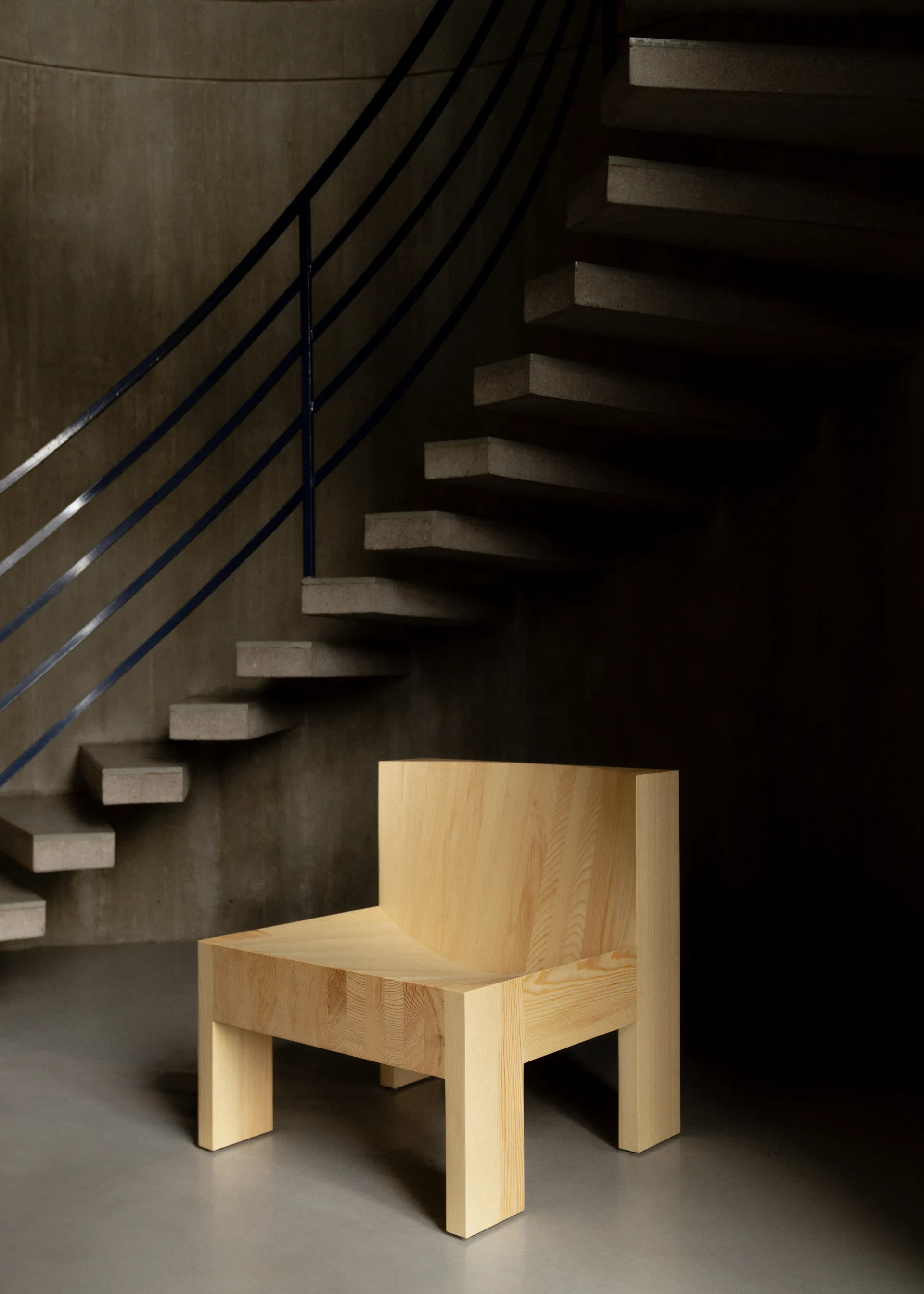 005 Lounge Chair loungestol, Matt oljevokset furu Vaarnii