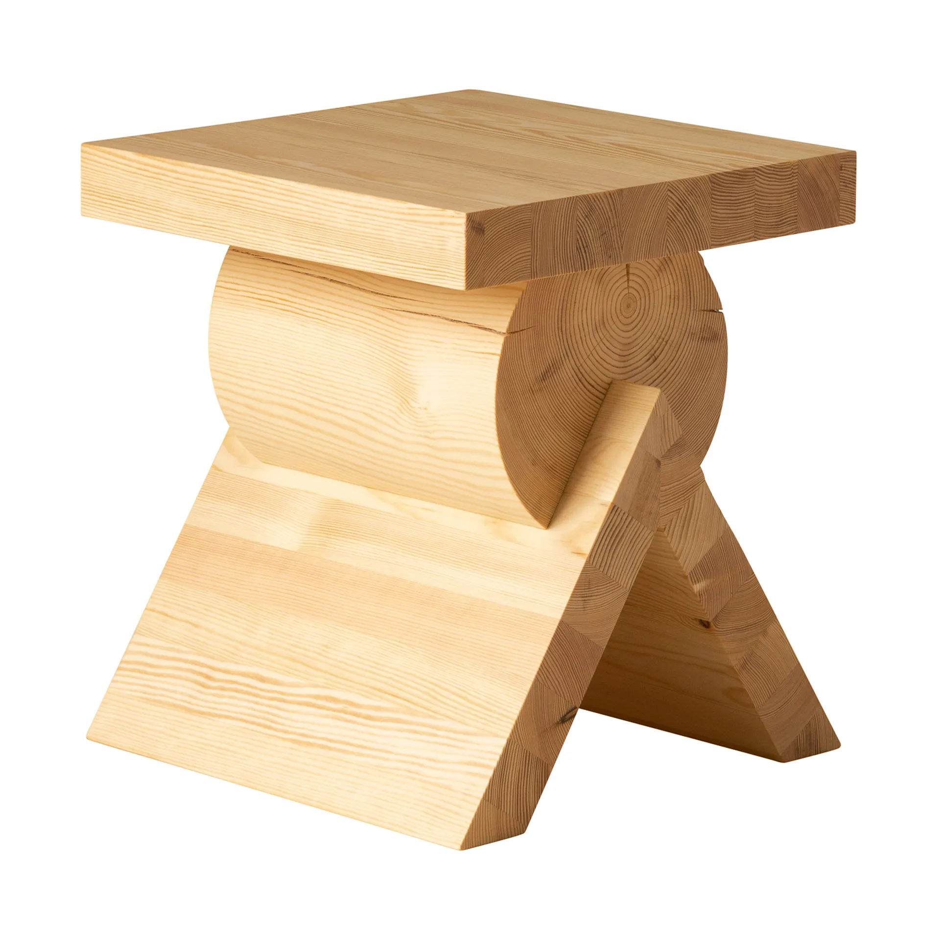 006 AA Side Table sidebord, Matt oljevokset furu, 40x40x45 cm Vaarnii
