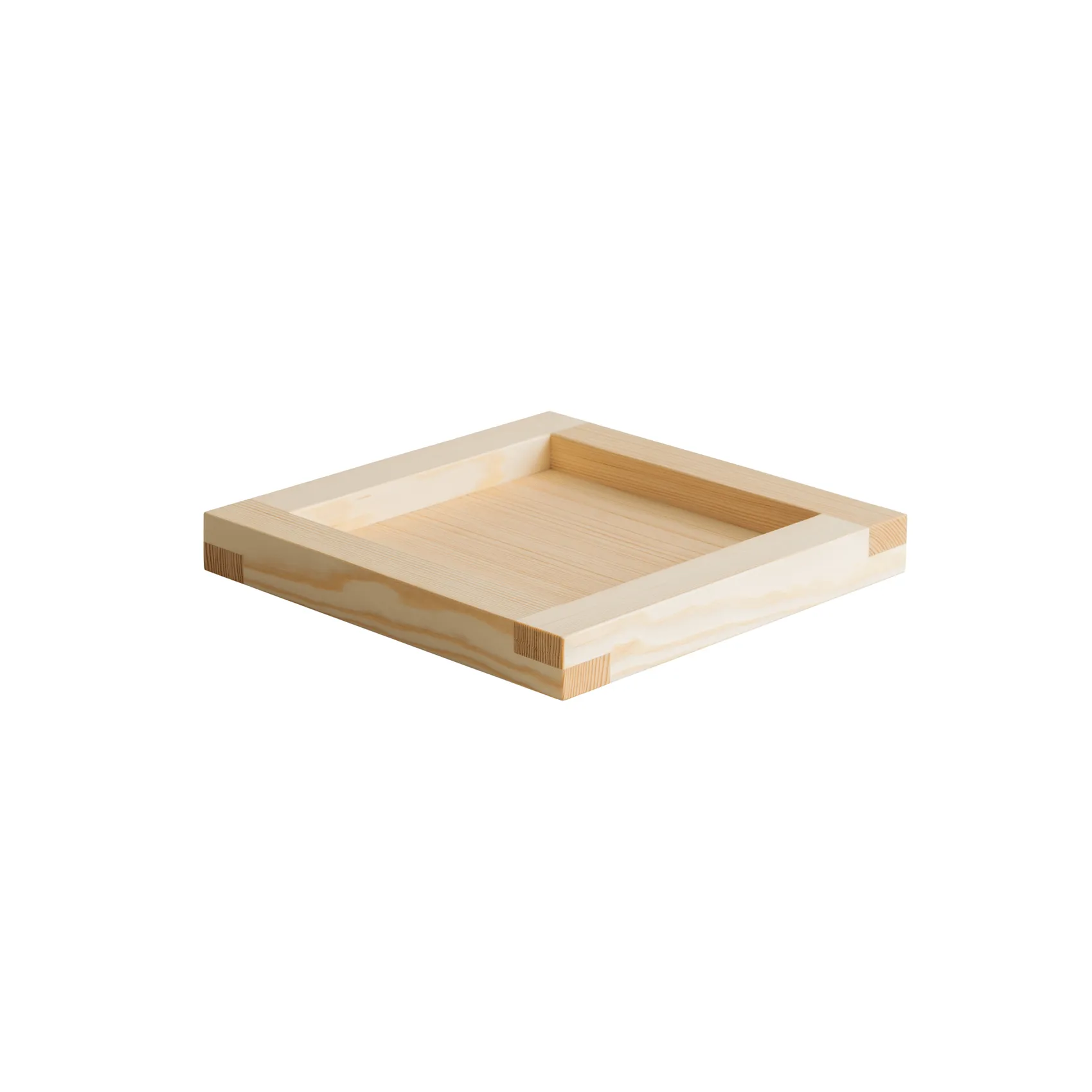 009 Tray brett, Oljevokset furu, 33x33x6 cm Vaarnii