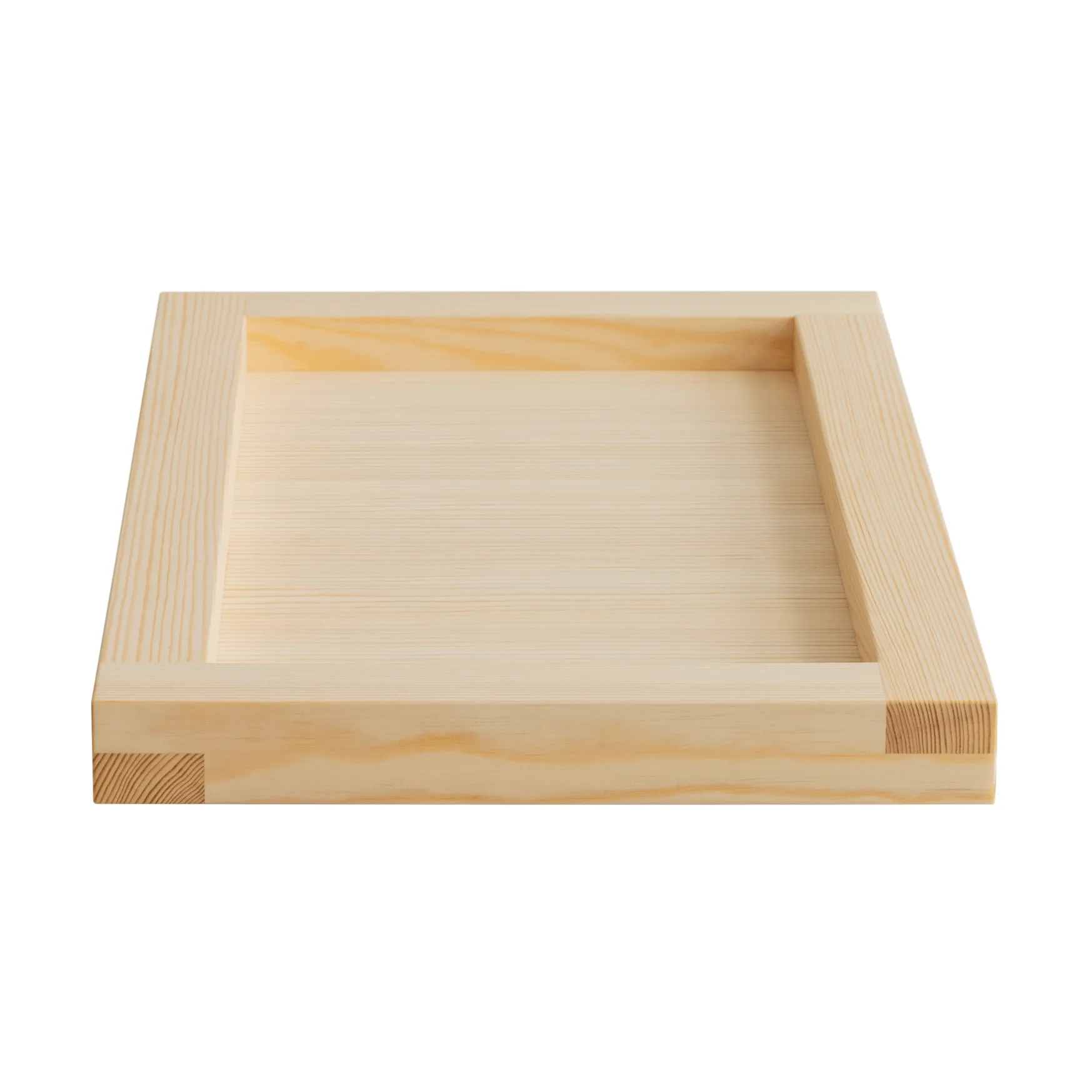 009 Tray brett, Oljevokset furu, 54x33x6 cm Vaarnii