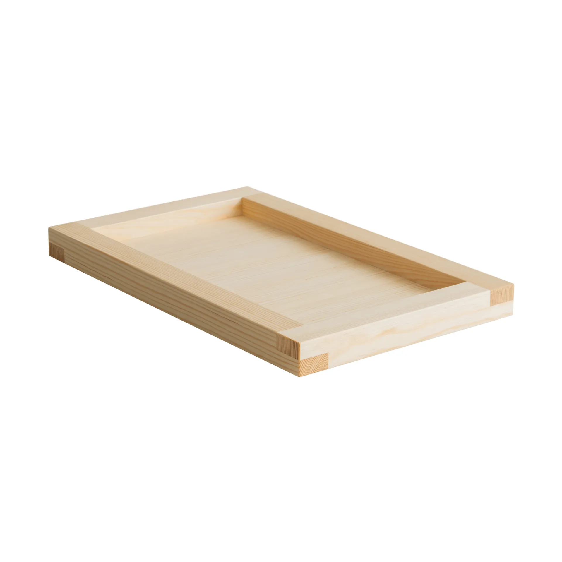 009 Tray brett, Oljevokset furu, 54x33x6 cm Vaarnii