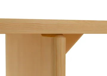 012 Kolmio Bench benk - Matt oljevokset furu, 176x42x45 cm - Vaarnii