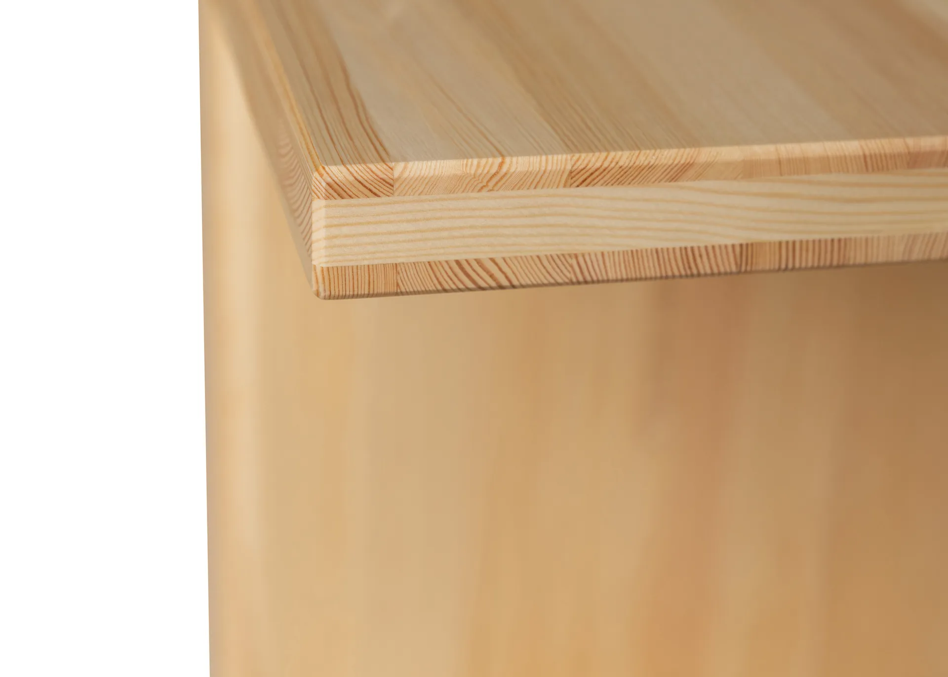 012 Kolmio Bench benk, Matt oljevokset furu, 227x42x45 cm Vaarnii