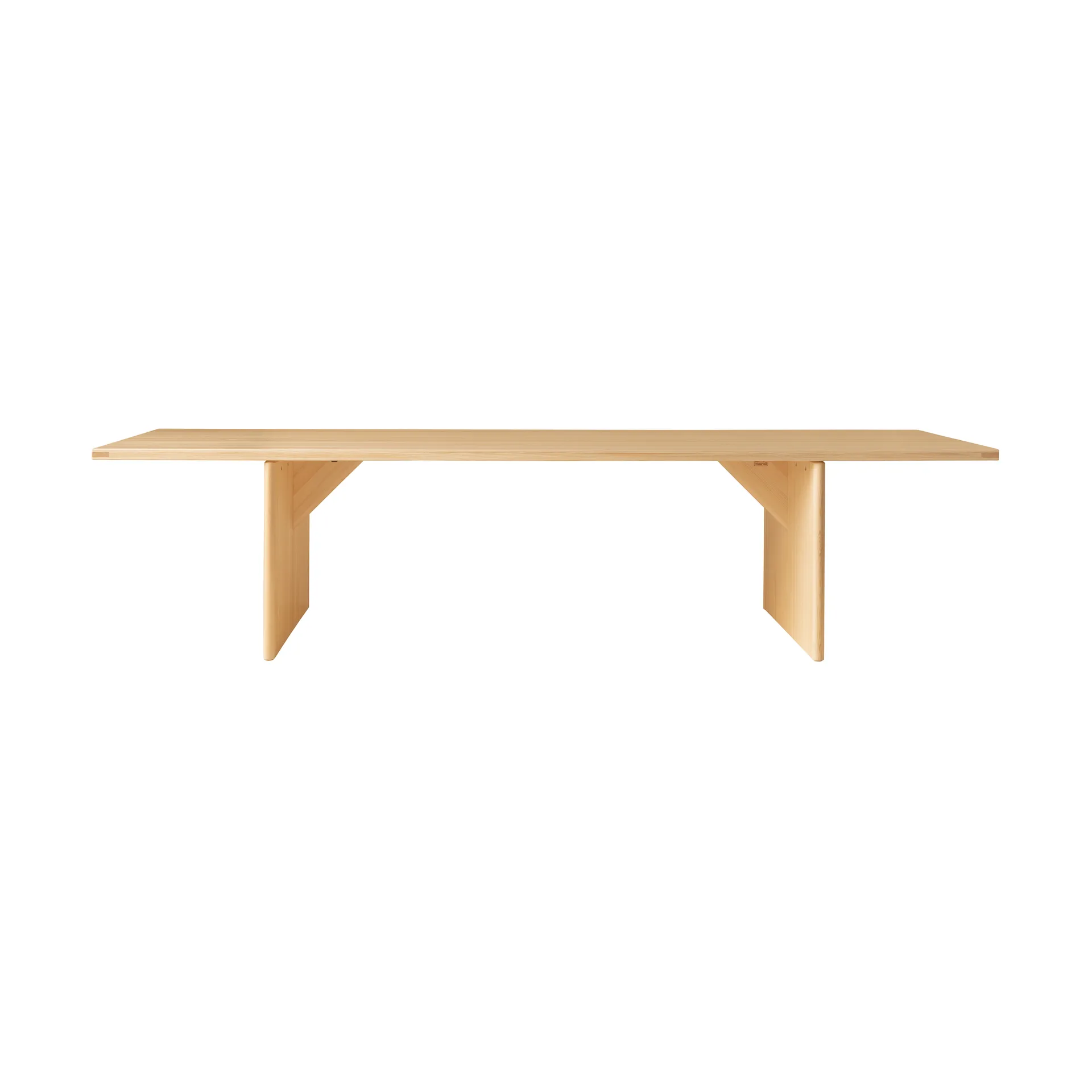 012 Kolmio Dining Table bord, Matt oljevokset furu, 305x99x72 cm Vaarnii