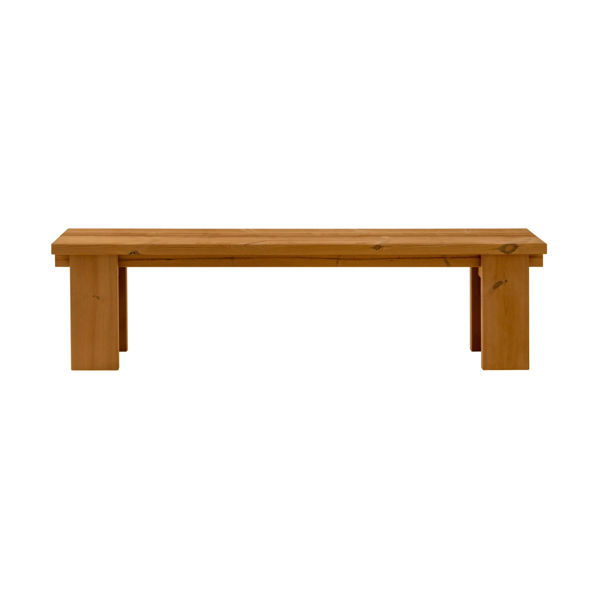 013 Osa Outdoor Bench benk, Varmebehandlet furu, 182x37x49 cm Vaarnii