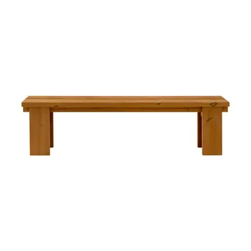 013 Osa Outdoor Bench benk - Varmebehandlet furu, 182x37x49 cm - Vaarnii