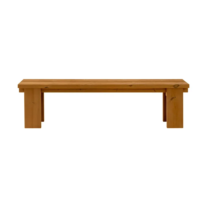 013 Osa Outdoor Bench benk - Varmebehandlet furu, 182x37x49 cm - Vaarnii