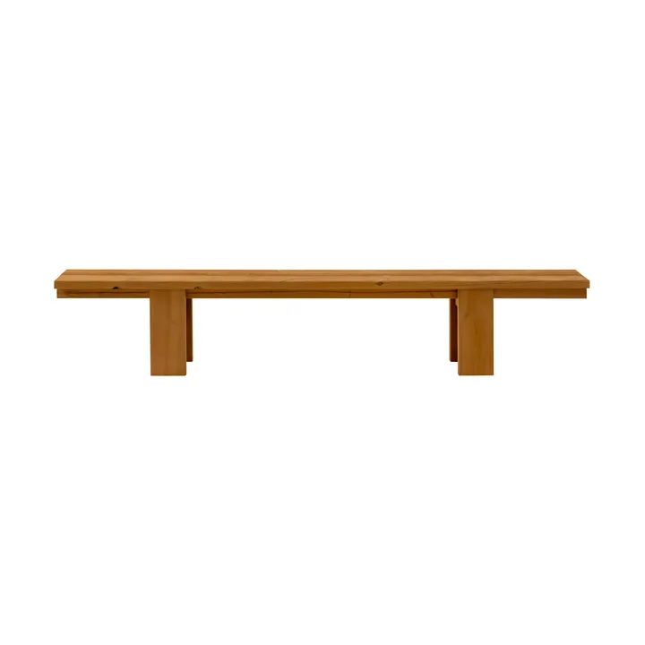 013 Osa Outdoor Bench benk - Varmebehandlet furu, 270x37x49 cm - Vaarnii