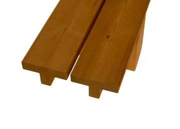 013 Osa Outdoor Bench benk - Varmebehandlet furu, 270x37x49 cm - Vaarnii