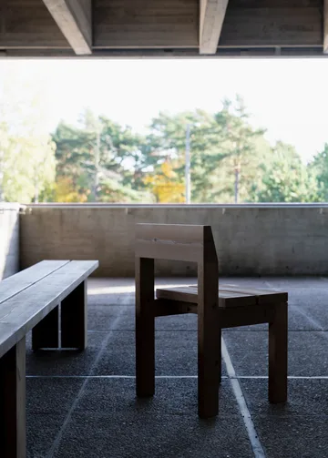 013 Osa Outdoor Dining Chair stol - Matt oljevokset furu - Vaarnii