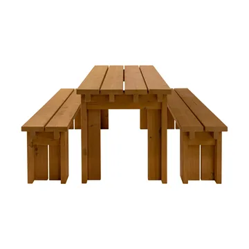 013 Osa Outdoor Table bord - Varmebehandlet furu, 182x75x78 cm - Vaarnii