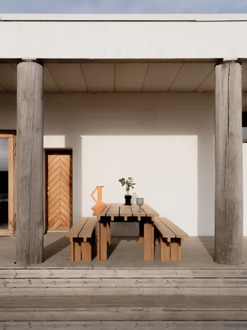 013 Osa Outdoor Table bord - Varmebehandlet furu, 270x94x78 cm - Vaarnii