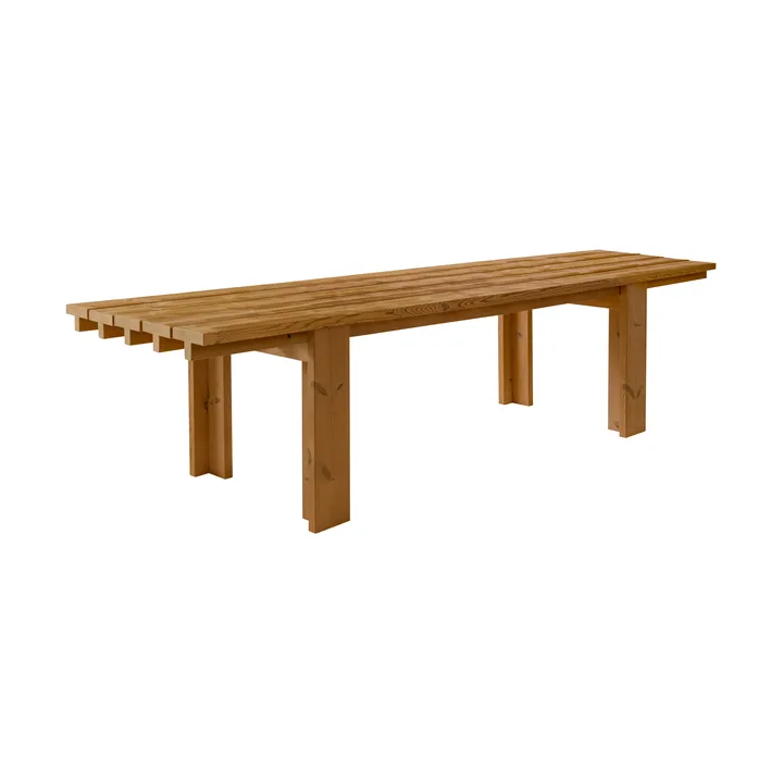 013 Osa Outdoor Table bord - Varmebehandlet furu, 333×94×78 cm - Vaarnii